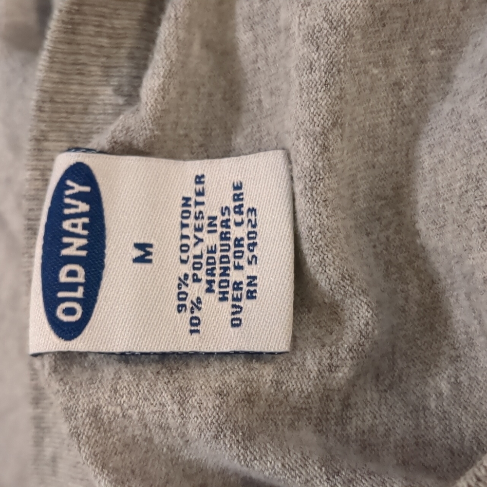 Old Navy long sleeved shirt with logo on front. - Picture 5 of 6
